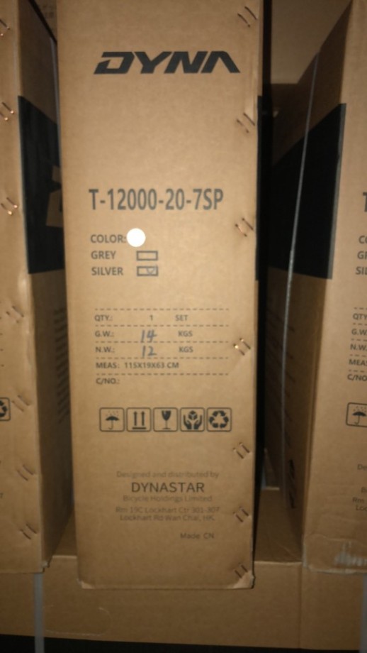 Подростковый Велосипед DYNA T-12000-20-7sp, 20дюймов 7 скоростей