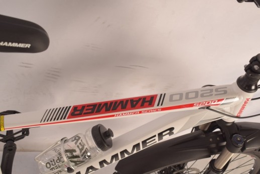 Гірський велосипед Hammer NEW S200 біло-червоний колеса 29'' рама 19'' промпідшипник