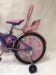 Велосипед дитячий двоколісний Racer-girl фіолетовий колеса 16''