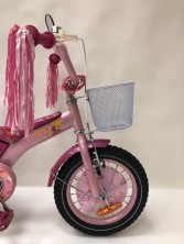 Велосипед дитячий двоколісний Racer-girl рожевий колеса 20''