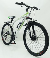Гірський велосипед S200 HAMMER біло-зелений колеса 29’’х2,25 рама 19’’