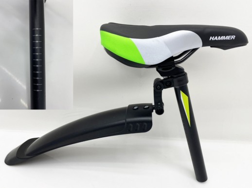 Гірський велосипед S200 HAMMER біло-зелений колеса 29’’х2,25 рама 19’’