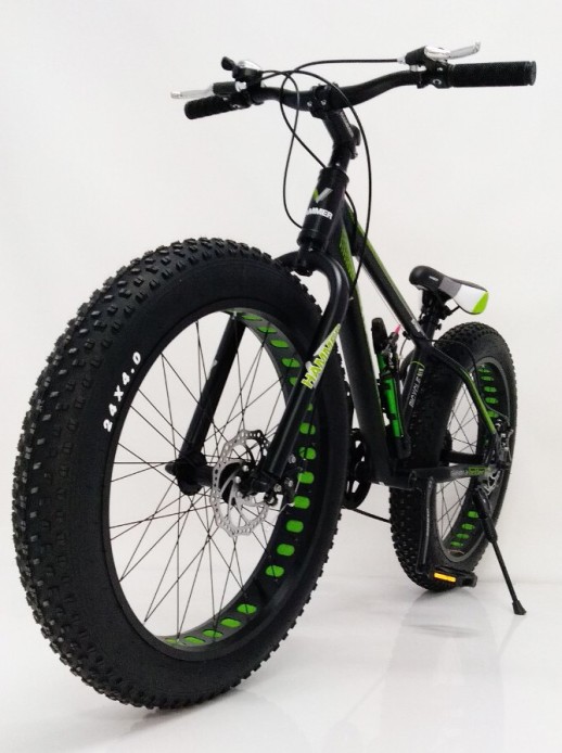 Велосипед "S800 HAMMER EXTRIME" Колёса 24’’х4,0. Алюминиевая рама 15’ черно-синий