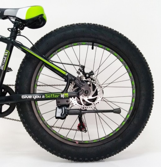 Велосипед "S800 HAMMER EXTRIME" Колёса 24’’х4,0. Алюминиевая рама 15’ черно-синий