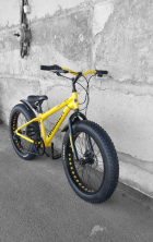 Гірський велосипед Hammer JUPITER FATBIKE жовтий колеса 26''