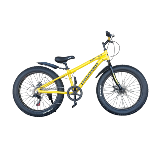Гірський велосипед Hammer JUPITER FATBIKE жовтий колеса 26''