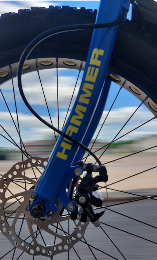 Гірський велосипед Hammer JUPITER FATBIKE синій колеса 24''