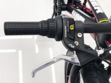 Гірський велосипед S800 HAMMER EXTRIME чорно-червоний колеса 20’’х4,0 алюмінієва рама 11’’