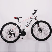 Гірський велосипед S200 HAMMER біло-червоний колеса 29’’х2,25 рама 19’’