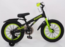 Велосипед двоколісний дитячий RAIDER SJ16 19" чорно-салатовий