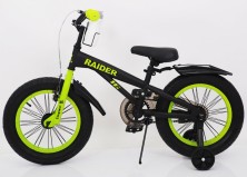 Велосипед двоколісний дитячий RAIDER SJ16 19" чорно-салатовий