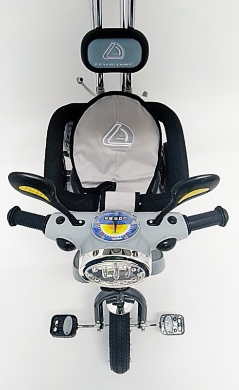 Велосипед дитячий триколісний WS862AW-M Сірий (світиться фара)колесо 8/10