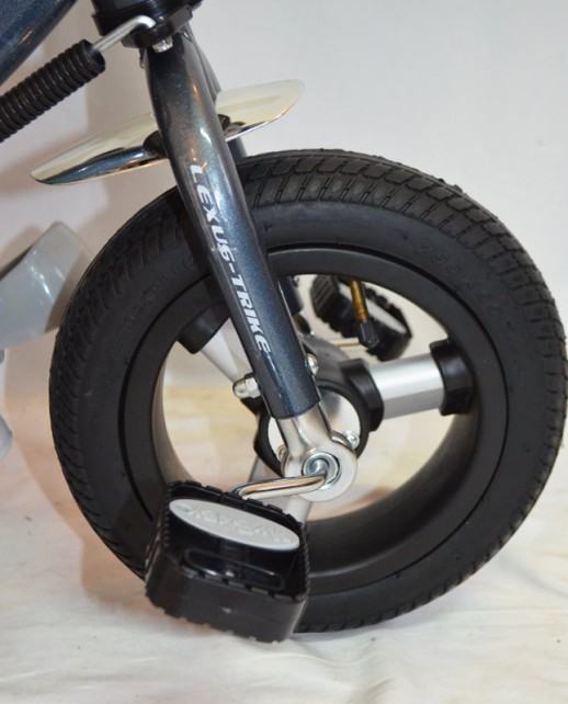 Велосипед дитячий триколісний WS862AW-M Сірий (світиться фара)колесо 8/10