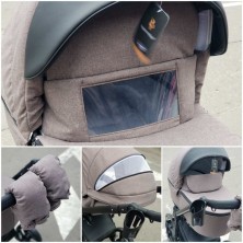 Коляска дитяча ALMONDO 2в1 текстиль