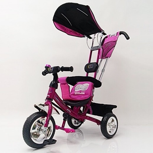 Велосипед дитячий триколісний Lex-007 (10/8 EVA wheels) Violet фіолетовий