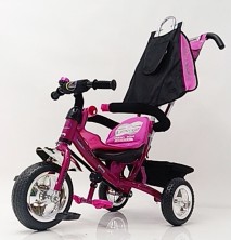 Велосипед дитячий триколісний Lex-007 (10/8 EVA wheels) Violet фіолетовий