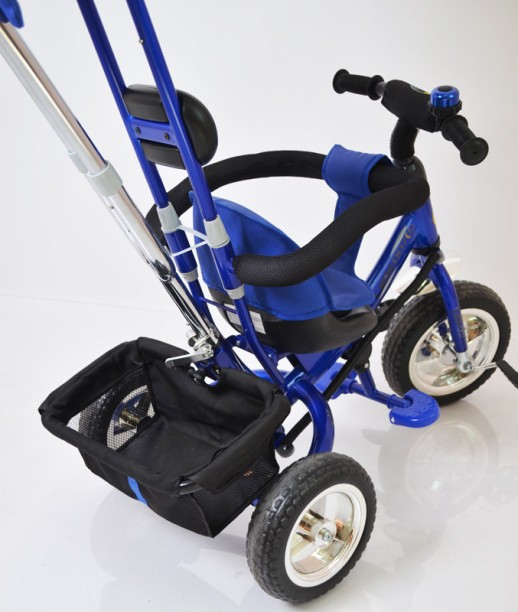 Велосипед дитячий триколісний Lex-007 (10/8 EVA wheels) Blue синій