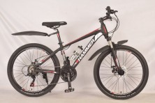 Гірський велосипед Hammer NEW S200 чорно-червоний колеса 26'' рама 17'' промпідшипник
