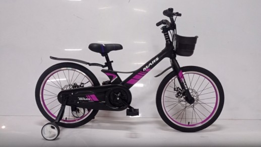 Велосипед дитячий двоколісний Mars-2 Evolution 20 дюймів чорно-фіолетовий