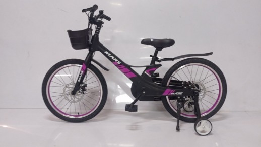 Велосипед дитячий двоколісний Mars-2 Evolution 20 дюймів чорно-фіолетовий