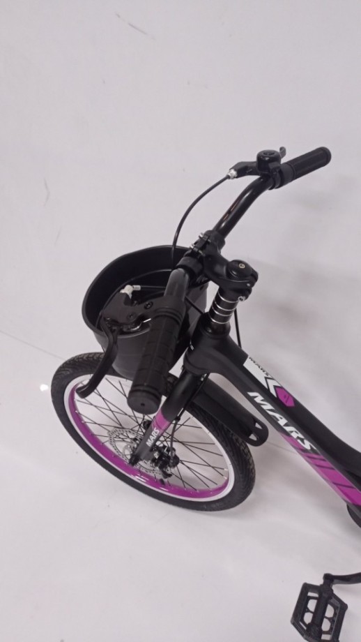 Велосипед дитячий двоколісний Mars-2 Evolution 20 дюймів чорно-фіолетовий