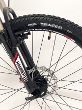 Гірський велосипед S200 HAMMER чорно-червоний колеса 24''х2,25'' рама 14''