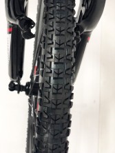 Гірський велосипед S200 HAMMER чорно-червоний колеса 24''х2,25'' рама 14''