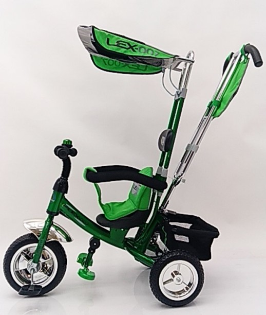 Велосипед дитячий триколісний Lex-007 (10/8 EVA wheels) Green зелений