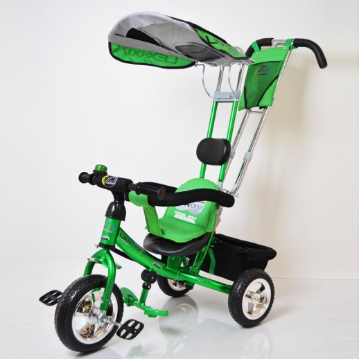 Велосипед дитячий триколісний Lex-007 (10/8 EVA wheels) Green зелений