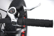 Гірський велосипед S800 HAMMER EXTRIME чорно-червоний колеса 26’’х4,0 алюмінієва рама 17’’