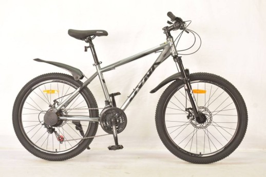 Гірський велосипед DYNA D50 сірий колеса 24'' рама 16''