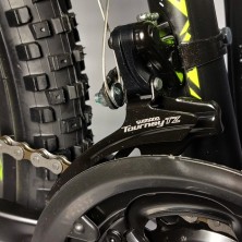 Гірський велосипед S300 BLAST чорно-зелений колеса 27.5'' рама 18''