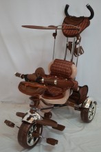 Велосипед дитячий триколісний Lexus-Trike LX-600 eva wheels Brown коричневий