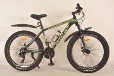 Гірський велосипед S700 Mercury OVERLORD зелений колеса 24'' рама 14'' промпідшипник