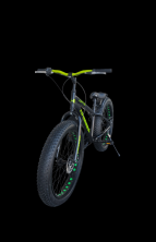 Гірський велосипед Hammer JUPITER FATBIKE чорно-зелений колеса 26''