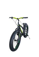 Гірський велосипед Hammer JUPITER FATBIKE чорно-зелений колеса 26''