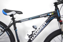 Гірський велосипед S200 HAMMER чорно-синій колеса 29’’х2,25 рама 19’’