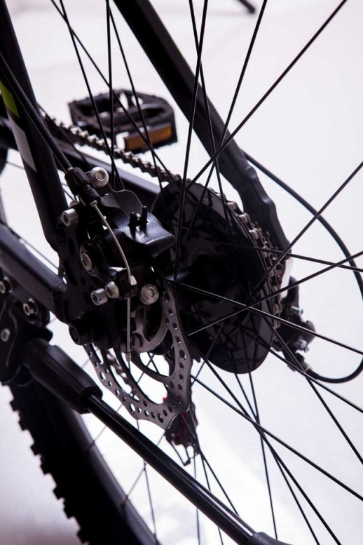 Гірський велосипед S200 HAMMER чорно-зелений колеса 29’’х2,25 рама 19’’