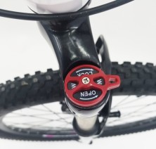 Гірський велосипед S200 HAMMER чорно-червоний колеса 26’’х2,25 рама 17’’