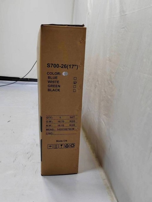 Гірський велосипед S700 Mercury OVERLORD біло-сірий колеса 26'' рама 17'' промпідшипник