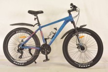 Гірський велосипед S700 Mercury OVERLORD синій колеса 24'' рама 14'' промпідшипник
