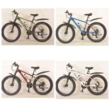 Гірський велосипед S700 Mercury OVERLORD біло-сірий колеса 24'' рама 14'' промпідшипник