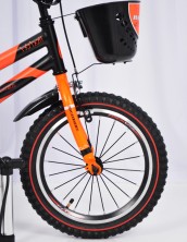 Велосипед двоколісний дитячий HAMMER 16" S500 чорно-помаранчевий