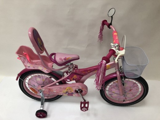 Велосипед дитячий двоколісний Racer-girl рожевий колеса 18''