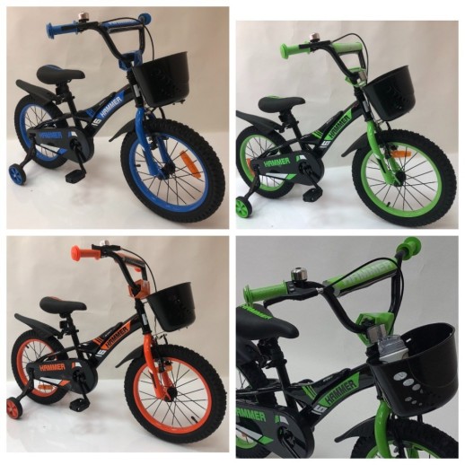 Велосипед дитячий  - Hammer Smart -H2021 ,20 дюймов,  цвет  Зеленый\ Оранжевый\ Синий