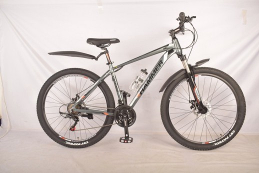 Гірський велосипед Hammer NEW S200 графіт колеса 24'' покришка GST JET ARMOR рама 14'' промпідшипник
